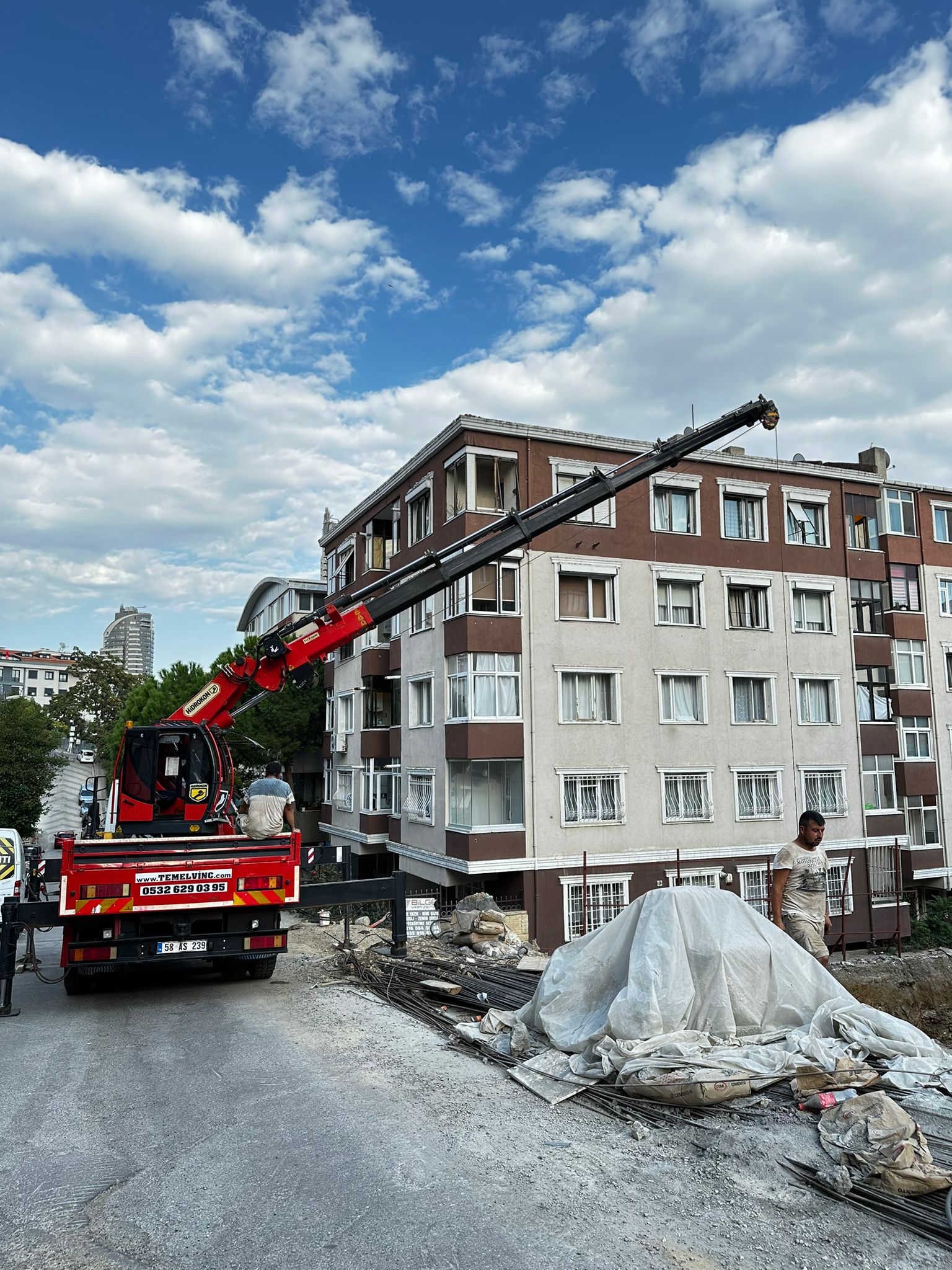 10 tonluk kiralık vinç