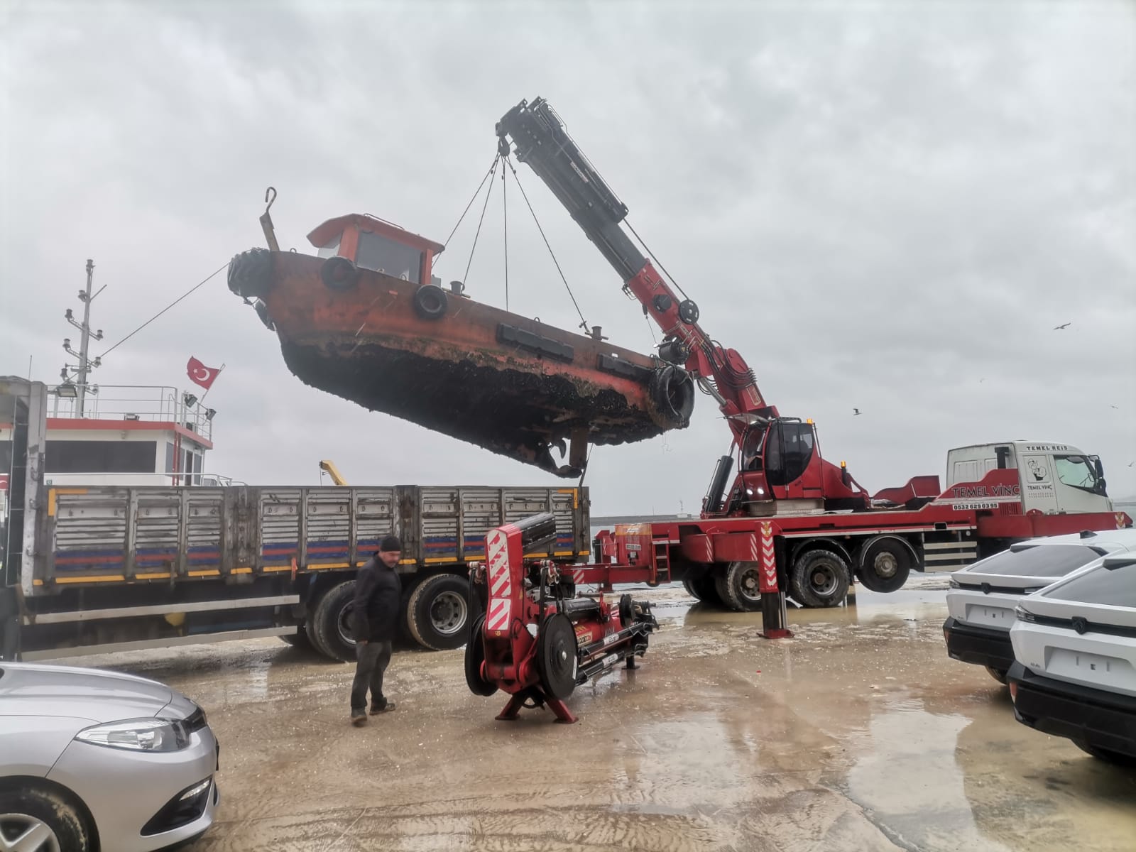 Kartal’da vinç kiralama ve sepetli vinç görseli